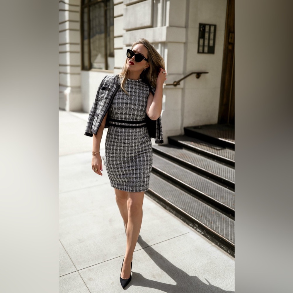 Bouce sheath dress & jacket- Brooks Brothers